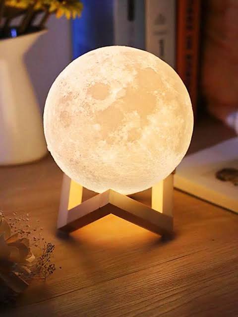 Full Moon Pink Himalayan Salt Lamp