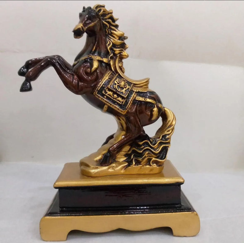 Enchanting Trotting Twilight Horse Sculpture