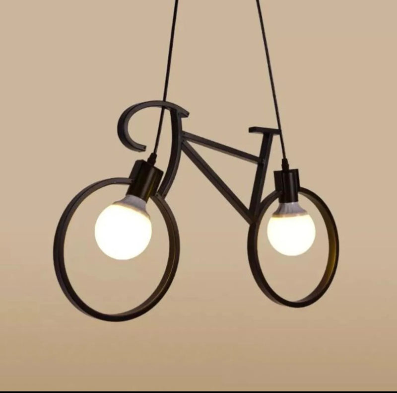 Bicycle Shaped Pendant Light